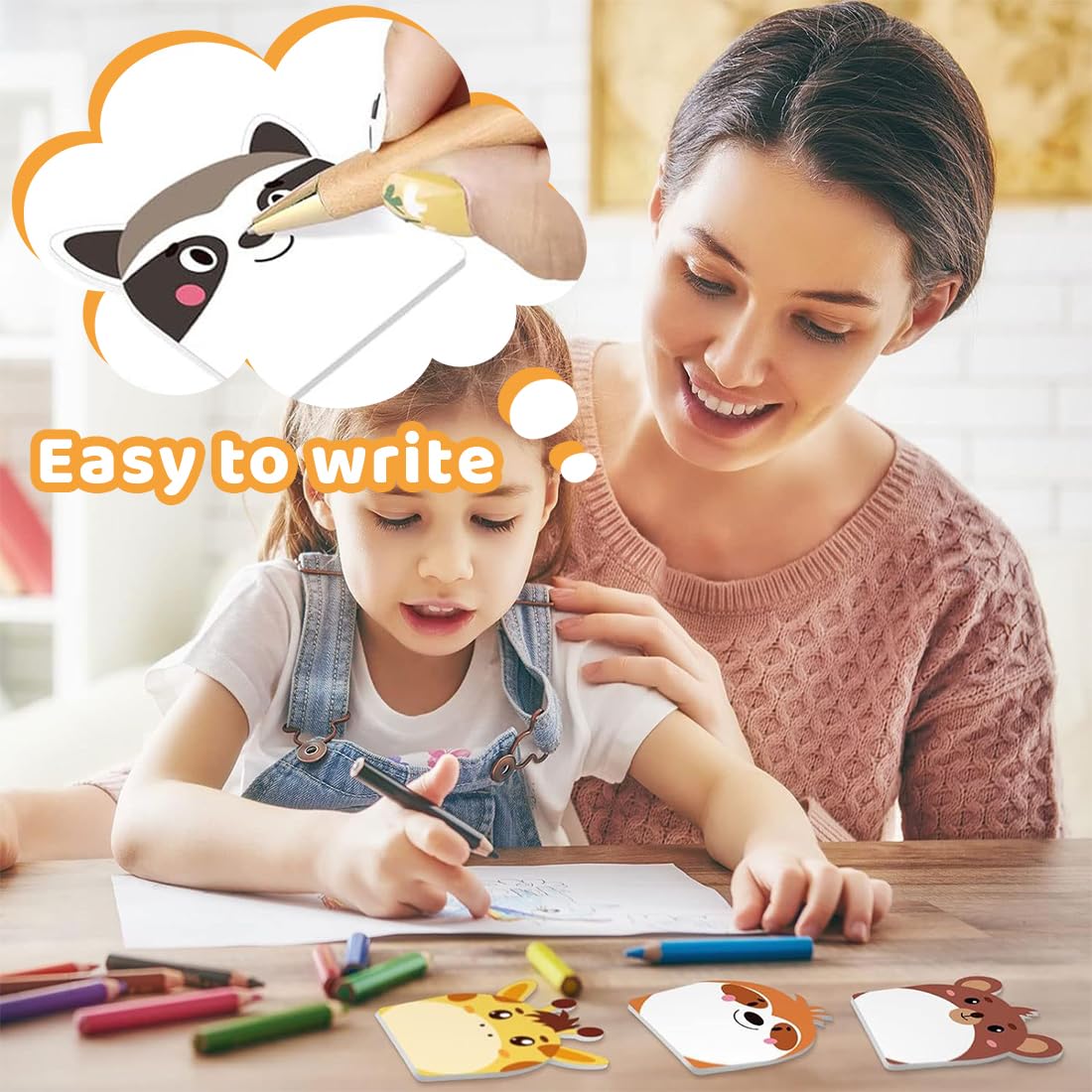 24 Pezzi Blocchetti Memo Adesivi 720 Fogli Gadget Compleanno Bambini Mini Note Adesive