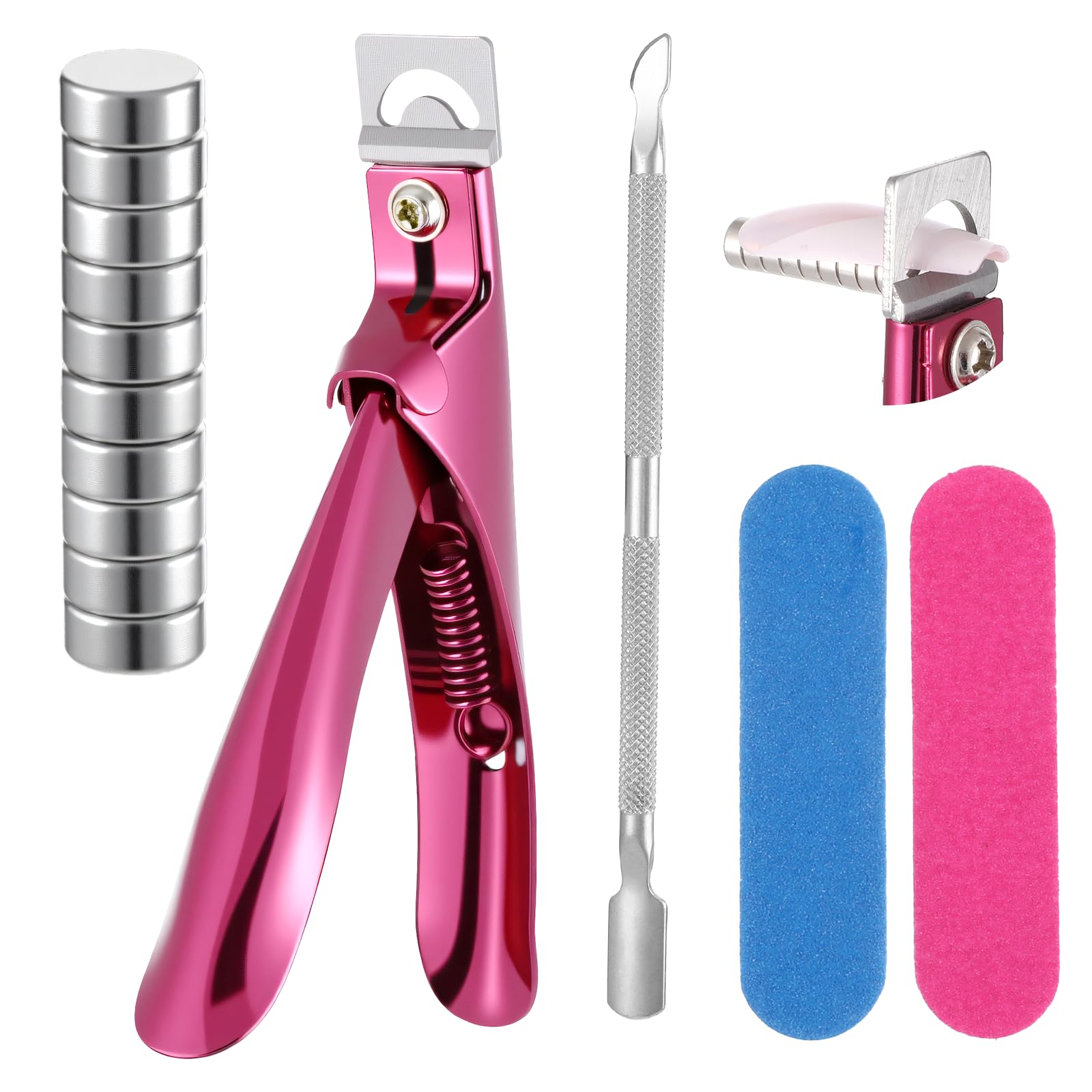 Acrylic Nail Clippers with Magnets, Acrylic Nail Cutter