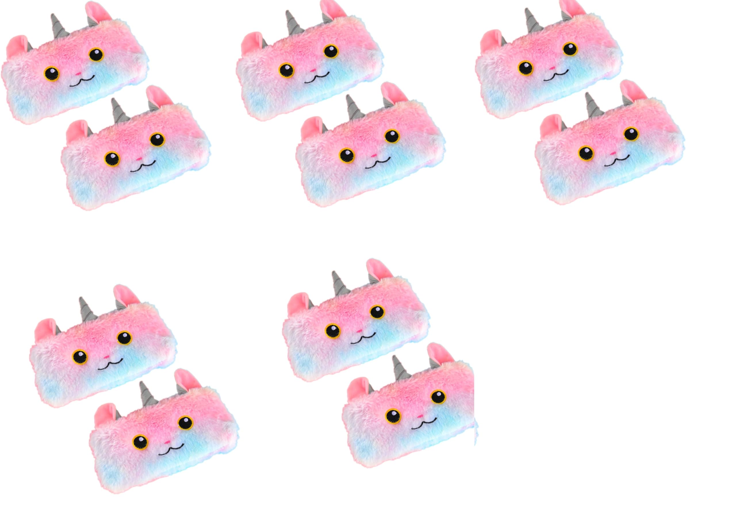 Birthday Party Return Gift Ideas Bulk Unicorn Fur Pencil Pouch for Girls, Unicorn Pencil Case Cradle cermony Baby Naming Set of 10