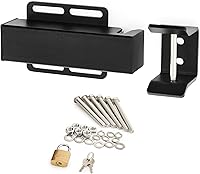 CO-Z 24VDC Automatic Electric Gate Lock for Swing Gates - Weatherproof Magnetic Latch, 2200lb Force, Manual Keys for Outdoor Security