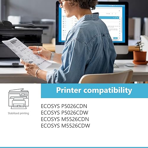 Miniatura 2 de TK5242 TK-5242 Juego de cartuchos de tóner (4 unidades, 1BK/1C/1M/1Y) - EAXIU TK-5242K TK-5242C TK-5242M TK-5242Y Reemplazo de tóner para Kyocera