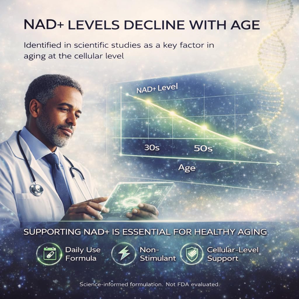 NMN + L-Glutathione Supplement – NAD+ Support, Mitochondrial Energy & Antioxidant Defense with CoQ10, NAC, PQQ & Alpha Lipoic Acid – 120 Capsules. Refill Pack