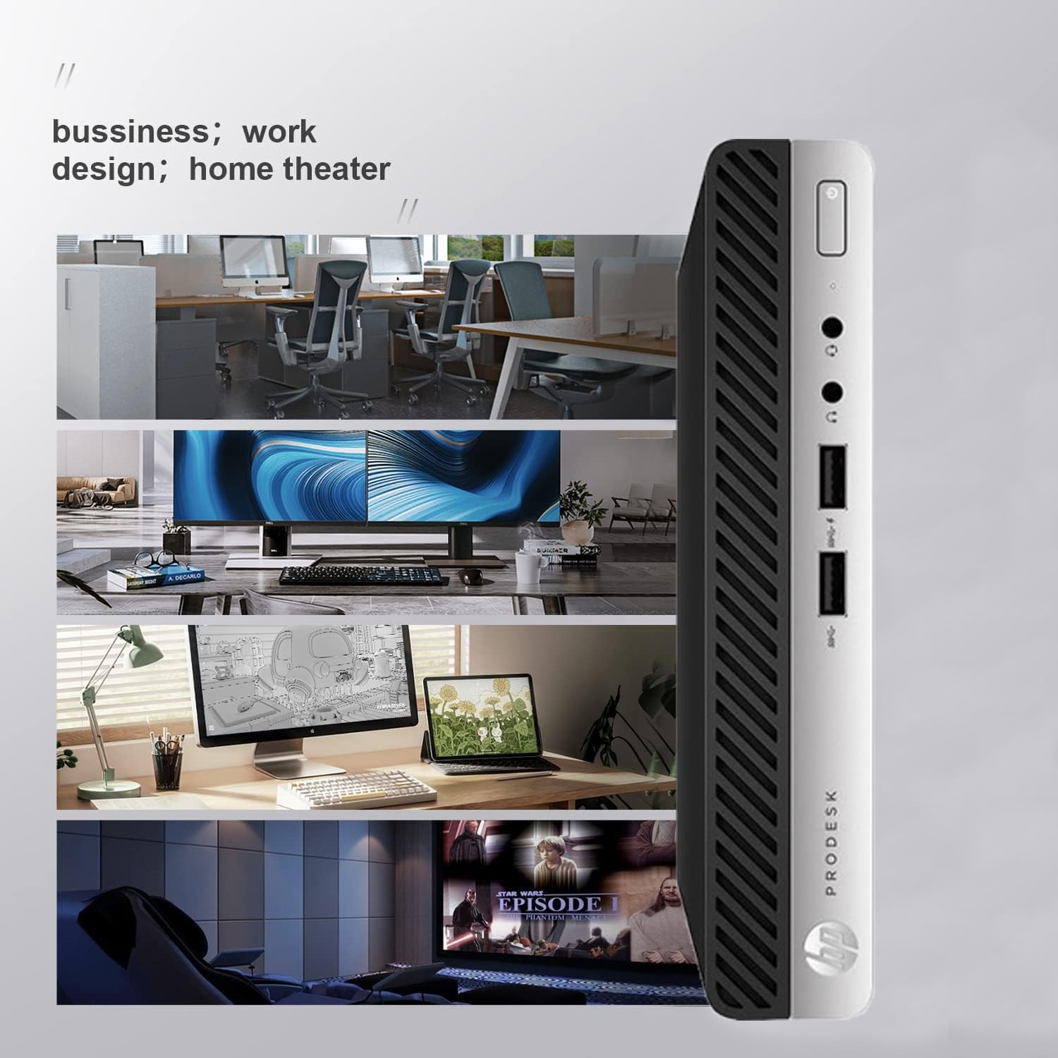 Amazon.com: HP ProDesk 405 G4 Mini Desktop Computer, AMD Ryzen 5
