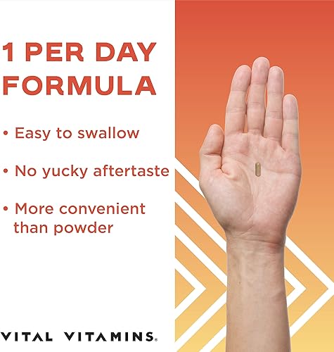 Miniatura 4 de Vital Vitamins - Suplemento Nootrópico para el cerebro mejora el enfoque aumenta la concentración mejora la memoria y la claridad para hombres y