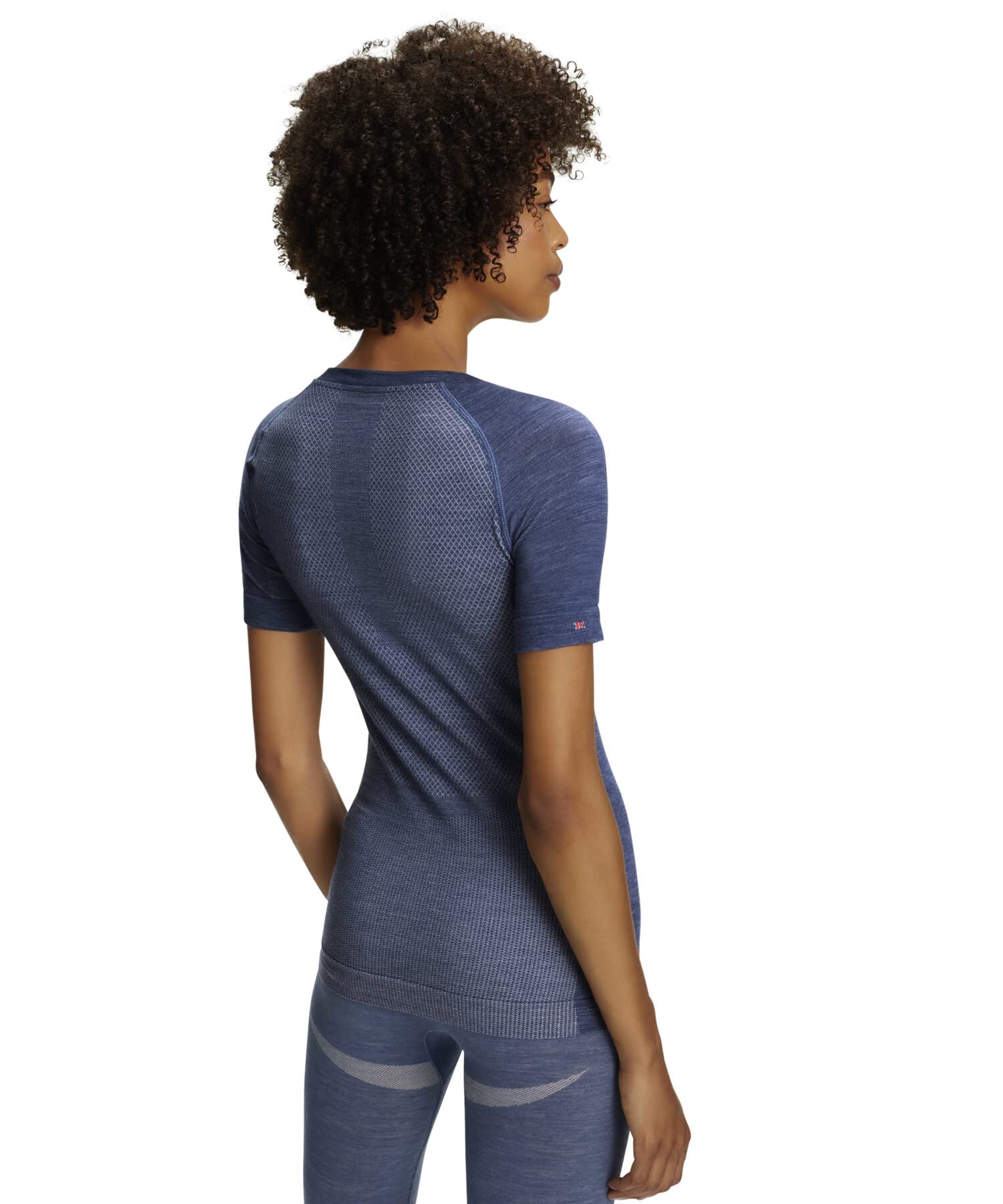 FALKE Damen Wool-Tech Light V Neck Funktionsshirt Kurzarmshirt Wäsche