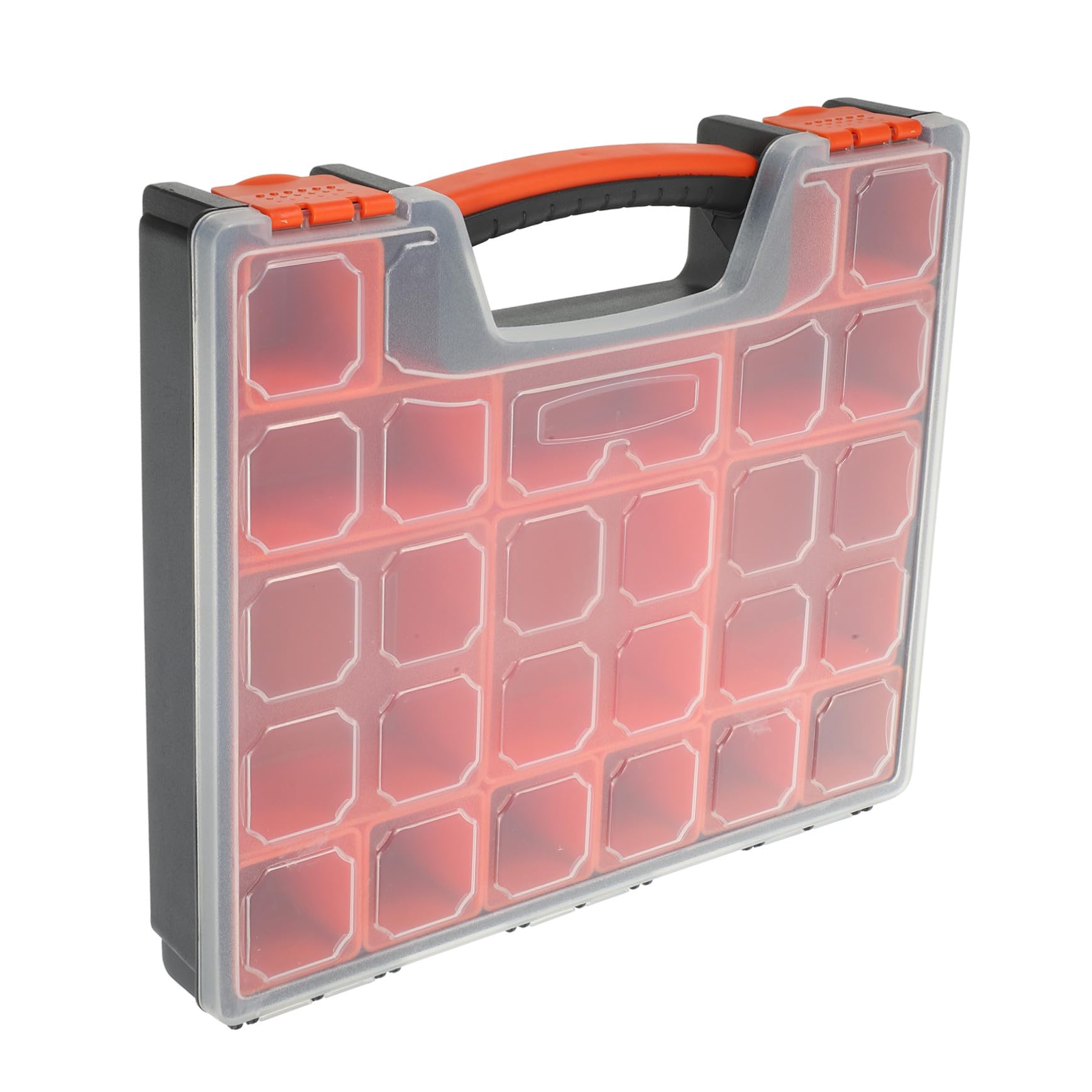 2 Pièces Boîte de Rangement pour Petites avec Compartiments Modulables Boîte Organisatrice pour Vis et Perles pour Atelier et Bricolage