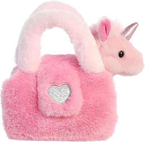 Aurora Fashion Fancy Pals Peluche Pink - Compañeros sobre la marcha - Accesorios elegantes - 6 pulgadas