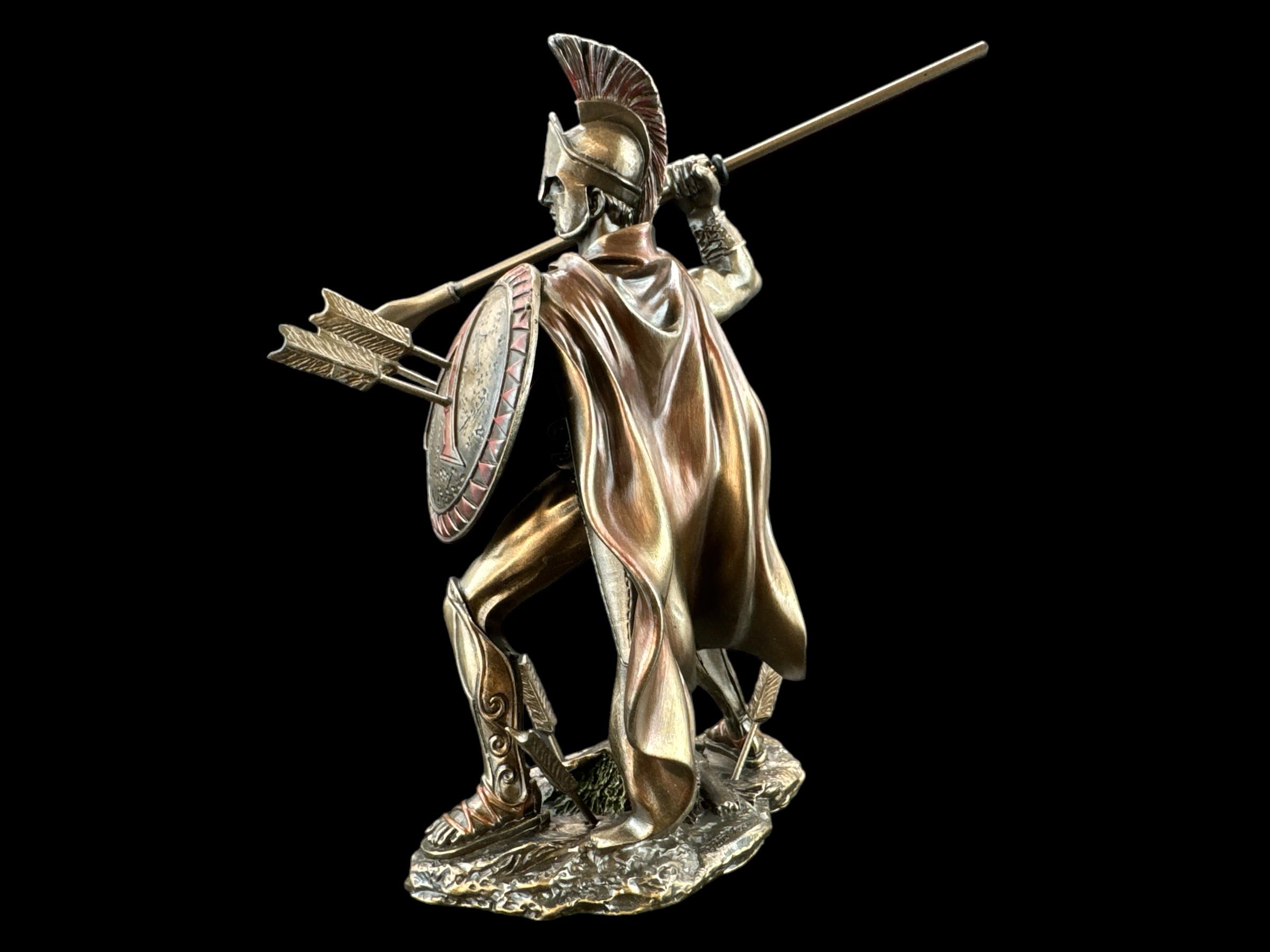 57 SPECIAL REPLICAS Rzeźba dekoracyjna Leonidas – King von Sparty, figurka z brązu jako prezent do salonu, dekoracja figurki, dekoracja