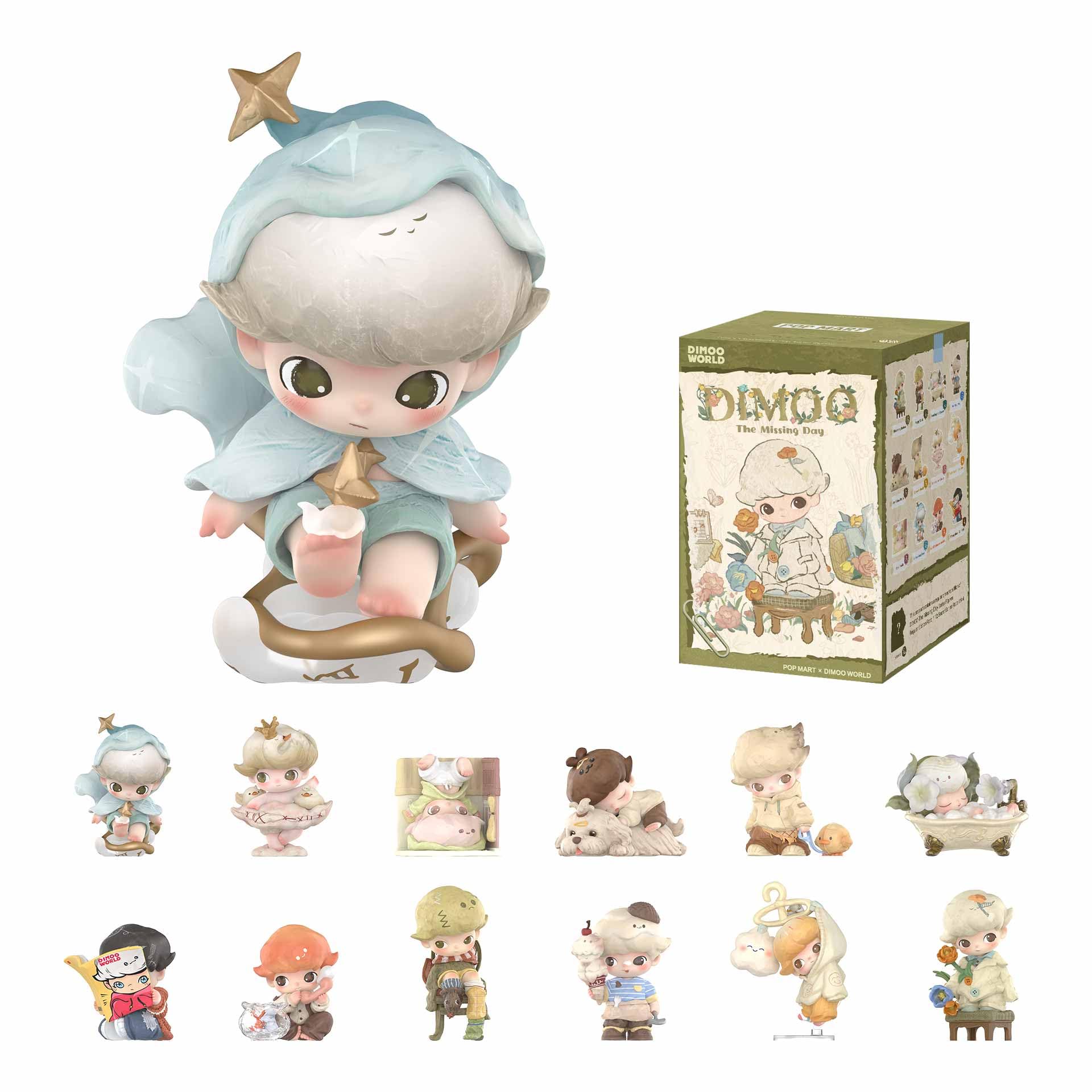 Amazon.com: POP MART DIMOO The Missing Day Series Blind Box