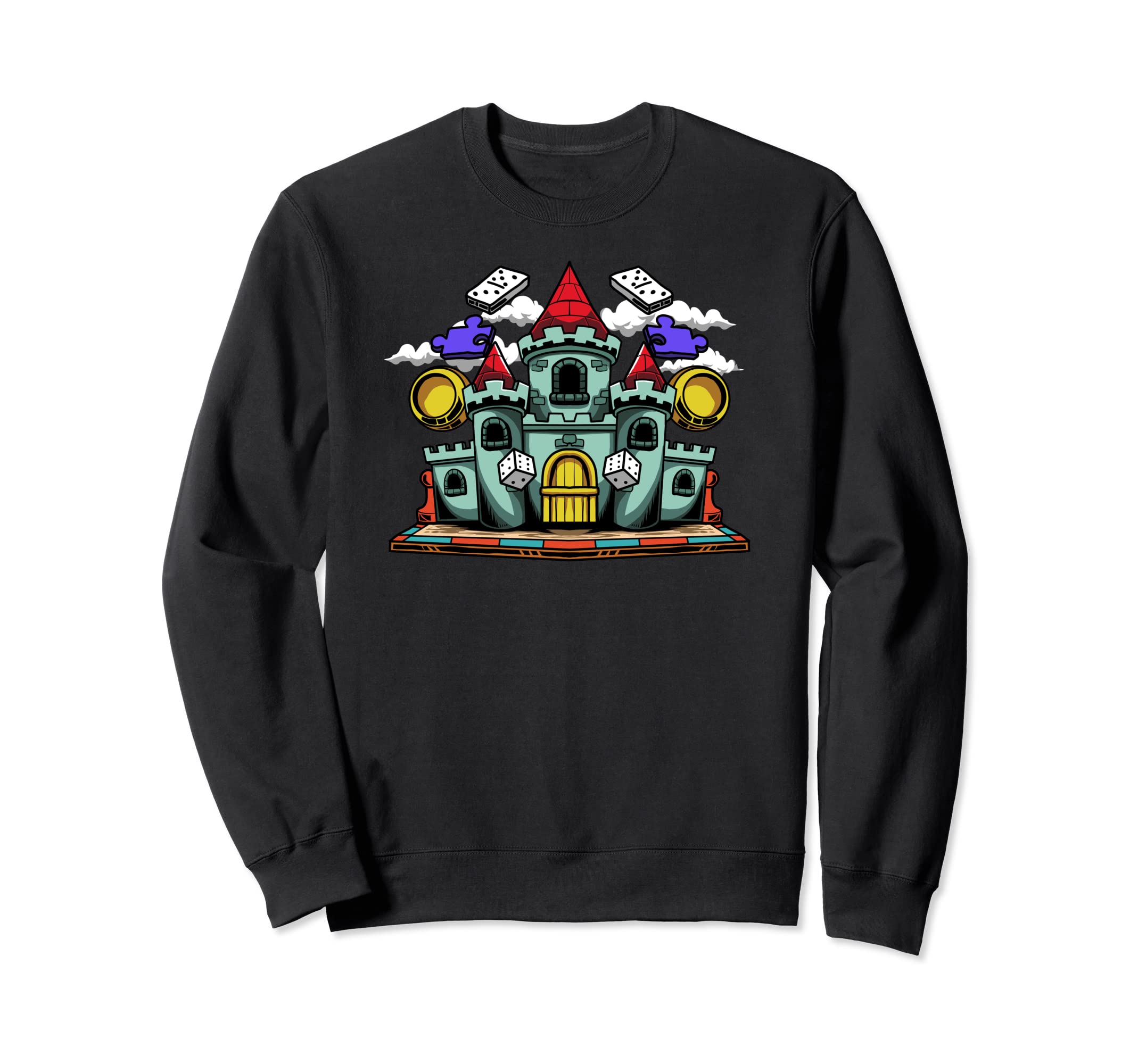 Funny Boardgame - Strategy Nerd Fan Board Games Sweatshirt, Black