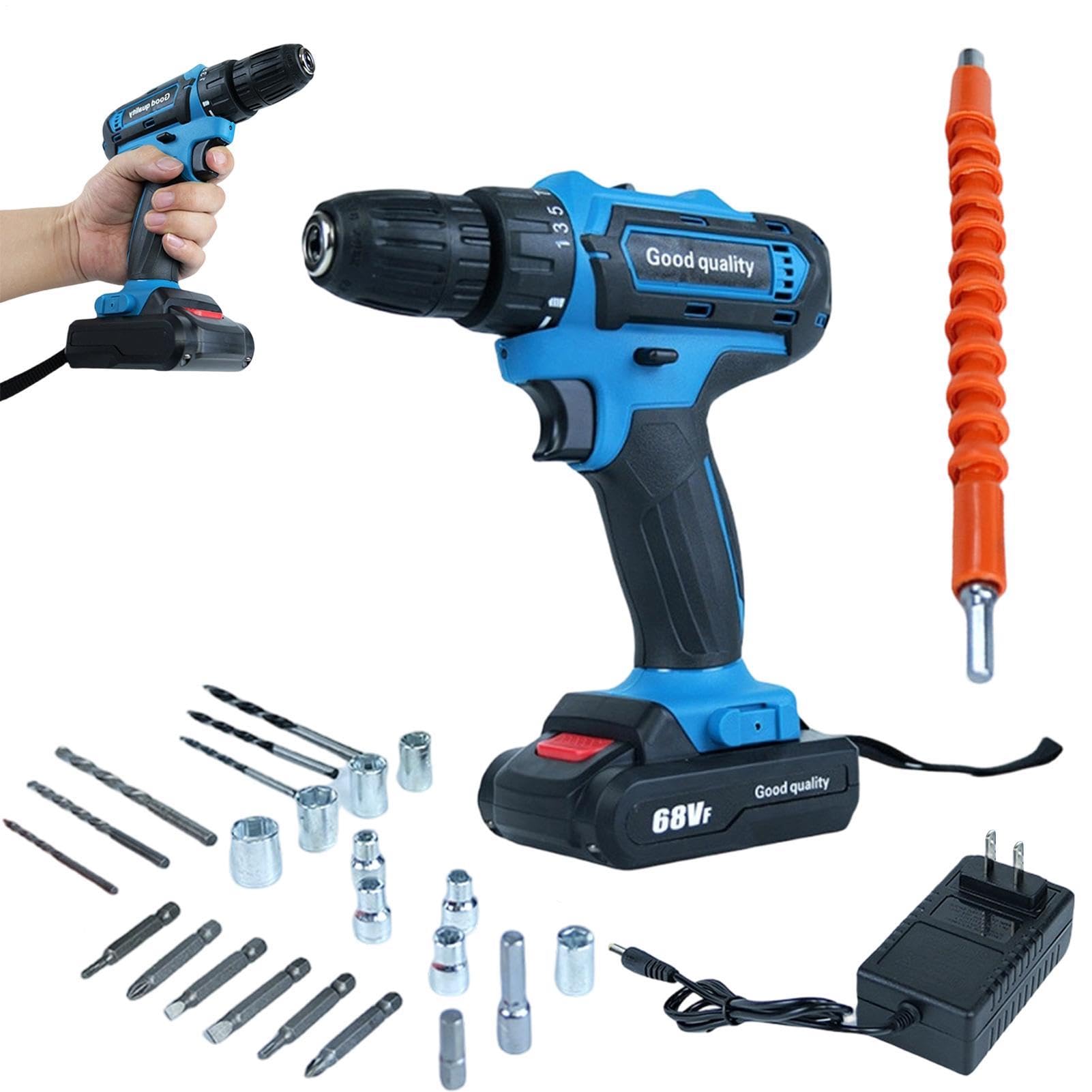 Perceuse-visseuse 21V sans fil pour percer sans effort et visser avec précision le bois