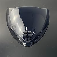 Vista 3 de IC-06 Escudos de casco para ICON Airflite Visor Faceshield parabrisas Sunshield Moto Accesorios (negro)