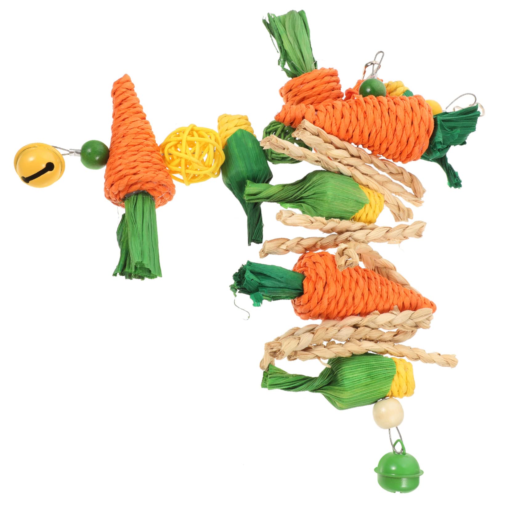 INOOMP 10stücke Verschleißfestes Vogelspielzeug Naturmaterialien Für Papageien Und Nymphensittiche Kauspielzeug Beschäftigung Und Dekoration Für Vögel Für Spiel Und Zahnpflege