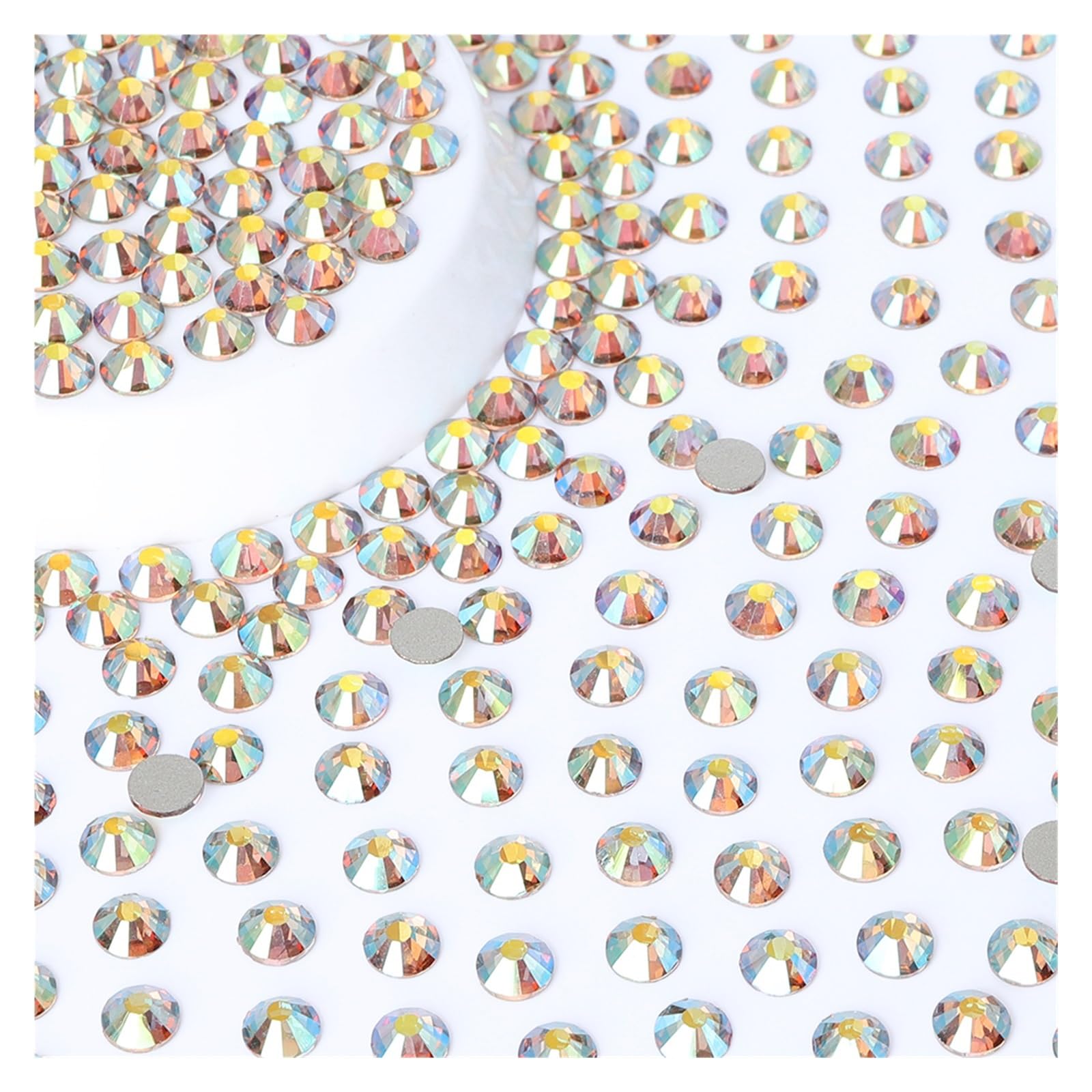 Glass Nail Art Rhinestones Glitter Round Flatback Crystal SS6 SS20 Manicure