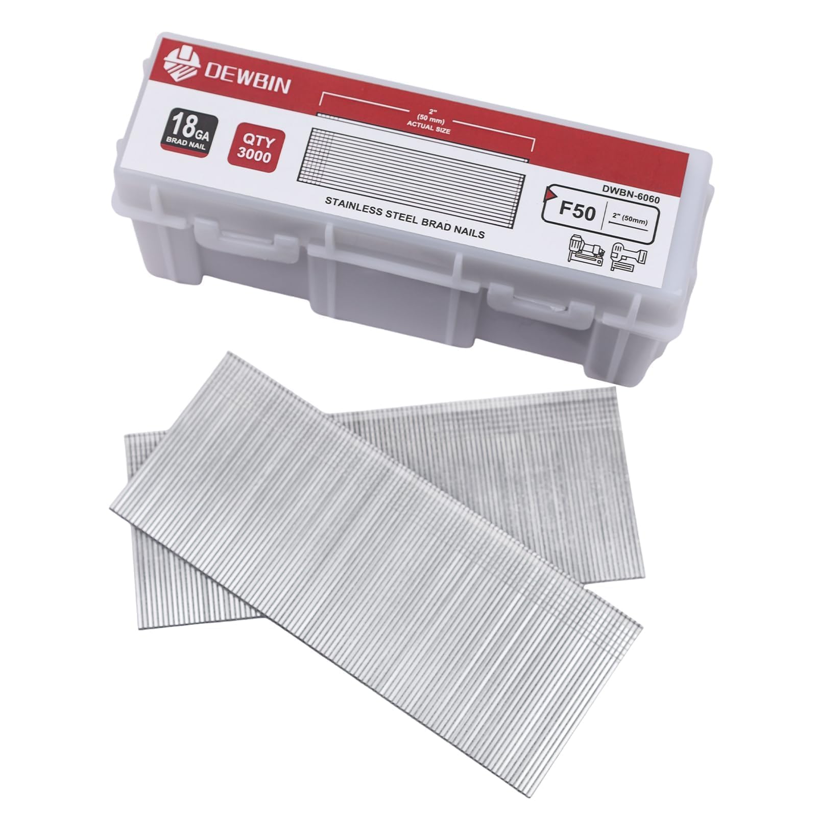 Stainless Steel Brad Nails - 3000 Count -9 Stainless Steel Brad Nails - 3000 Count -9