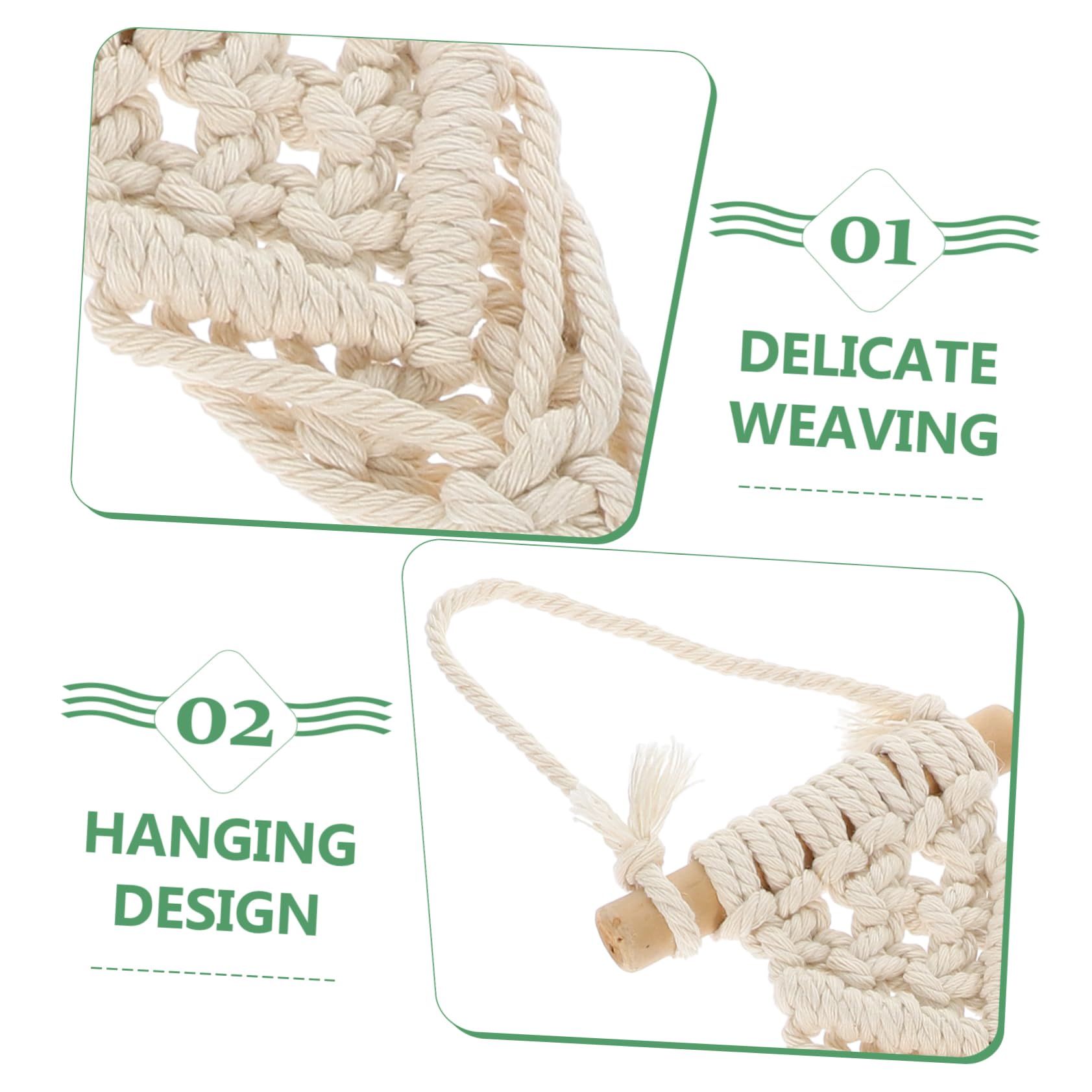 YARNOW 8pezzi Macrame Plant Hanger Naturale Per Fioriere Sospese Decorazione Da Ed Esterno Per e