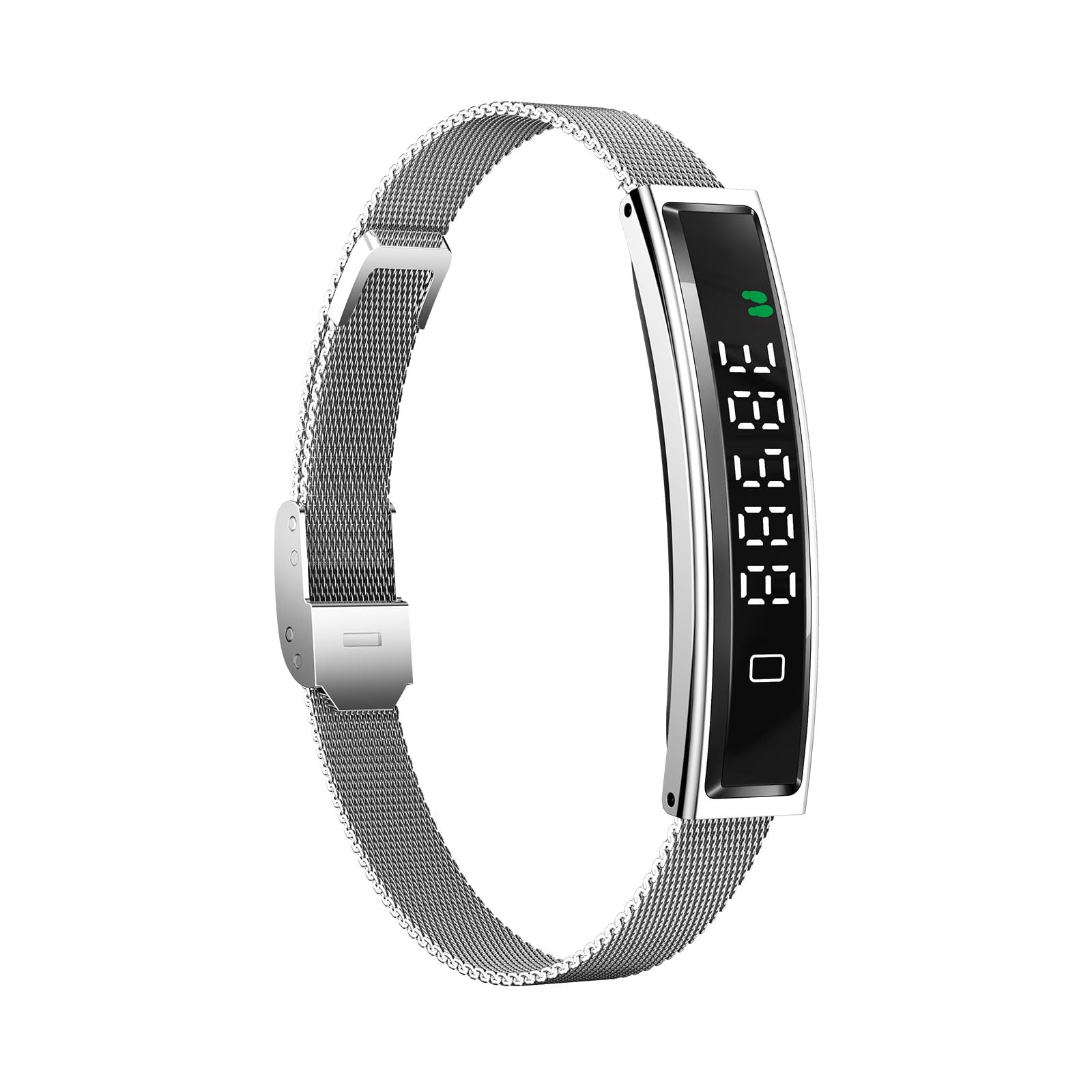 Bracelet intelligent étanche pour la natation Argenté