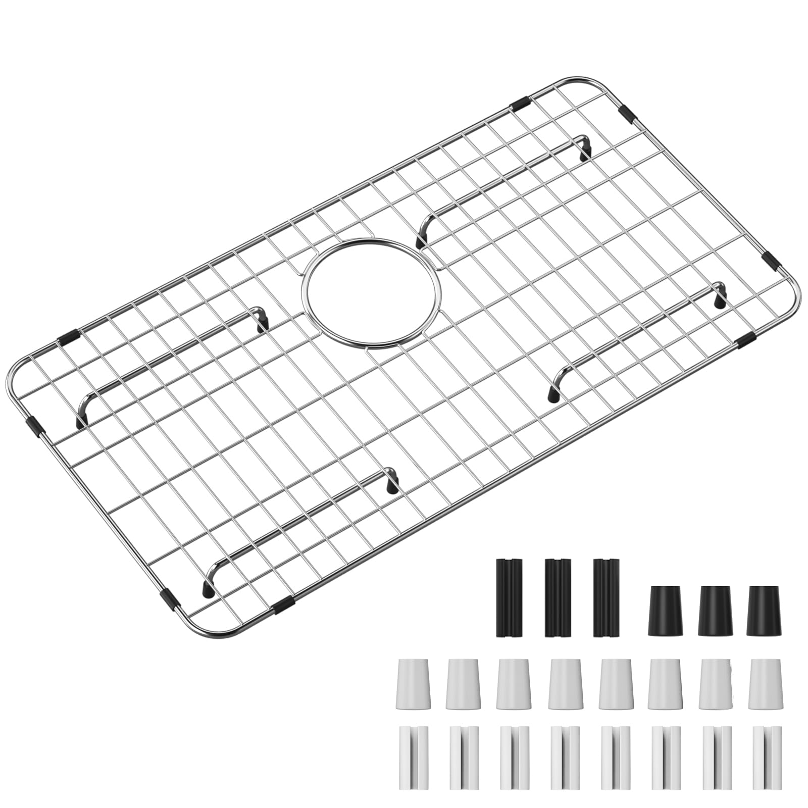 Photo 1 of Frsmvati Stainless Steel Kitchen Sink Grid, 26" X 14 1/16", Rear Drain