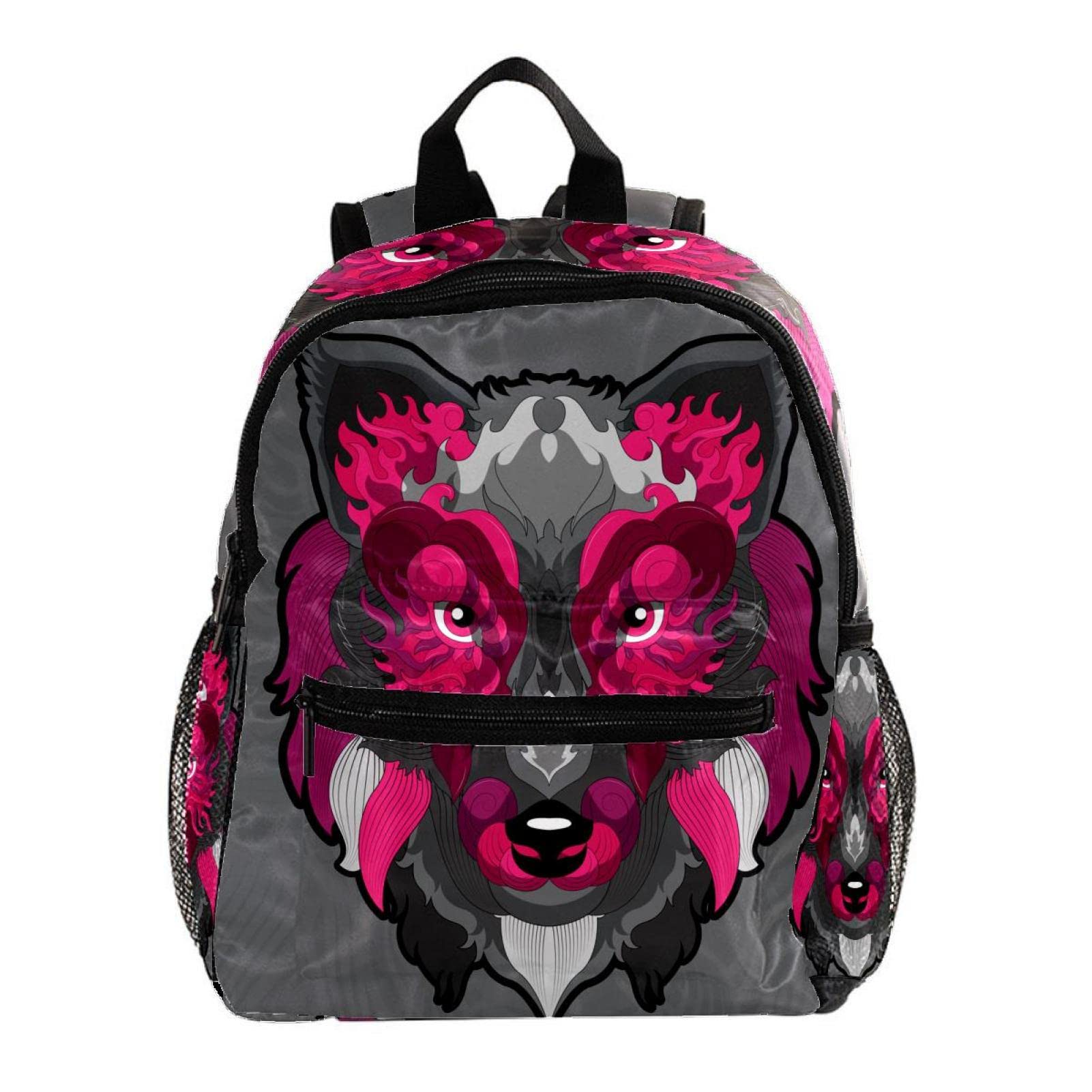 Sac à dos flamant rose tropical multicolore 30,5 cm compact