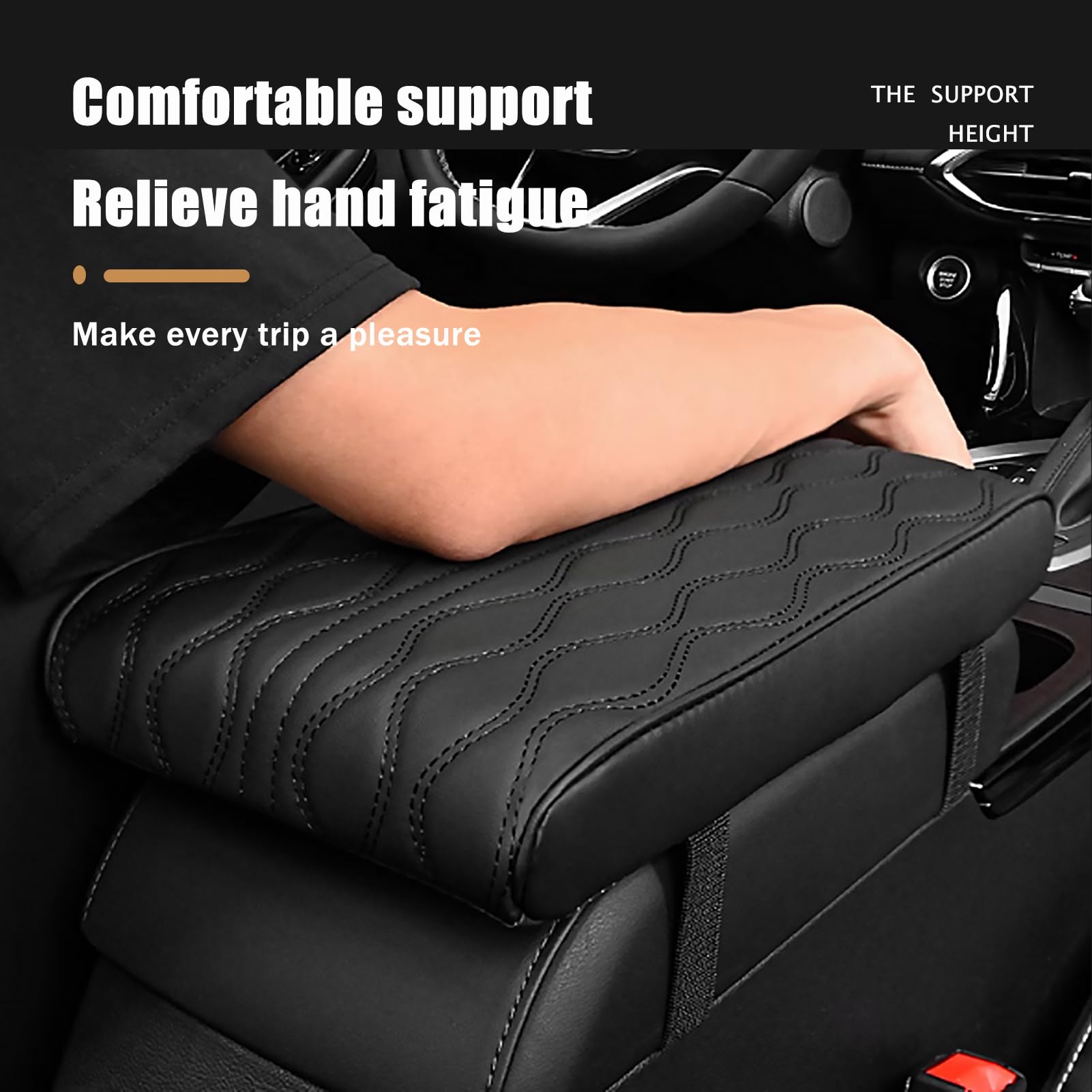 Cuscino Bracciolo Auto Per Dacia Duster 2017-2021 - Con Tasca - Foto 4