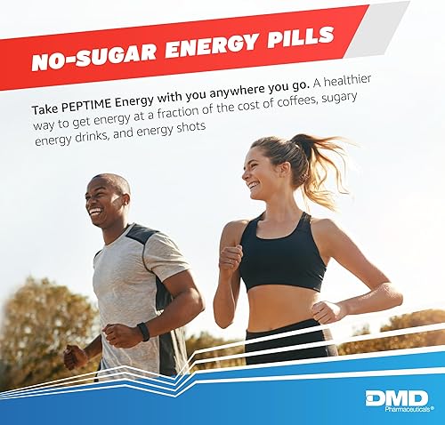 Miniatura 7 de PEPTIME Energy 350 mg  Más fuerte  Píldoras de cafeína  250 unidades  para fatiga  Suplemento de enfoque mental  Rendimiento físico  Sin choque  Sin