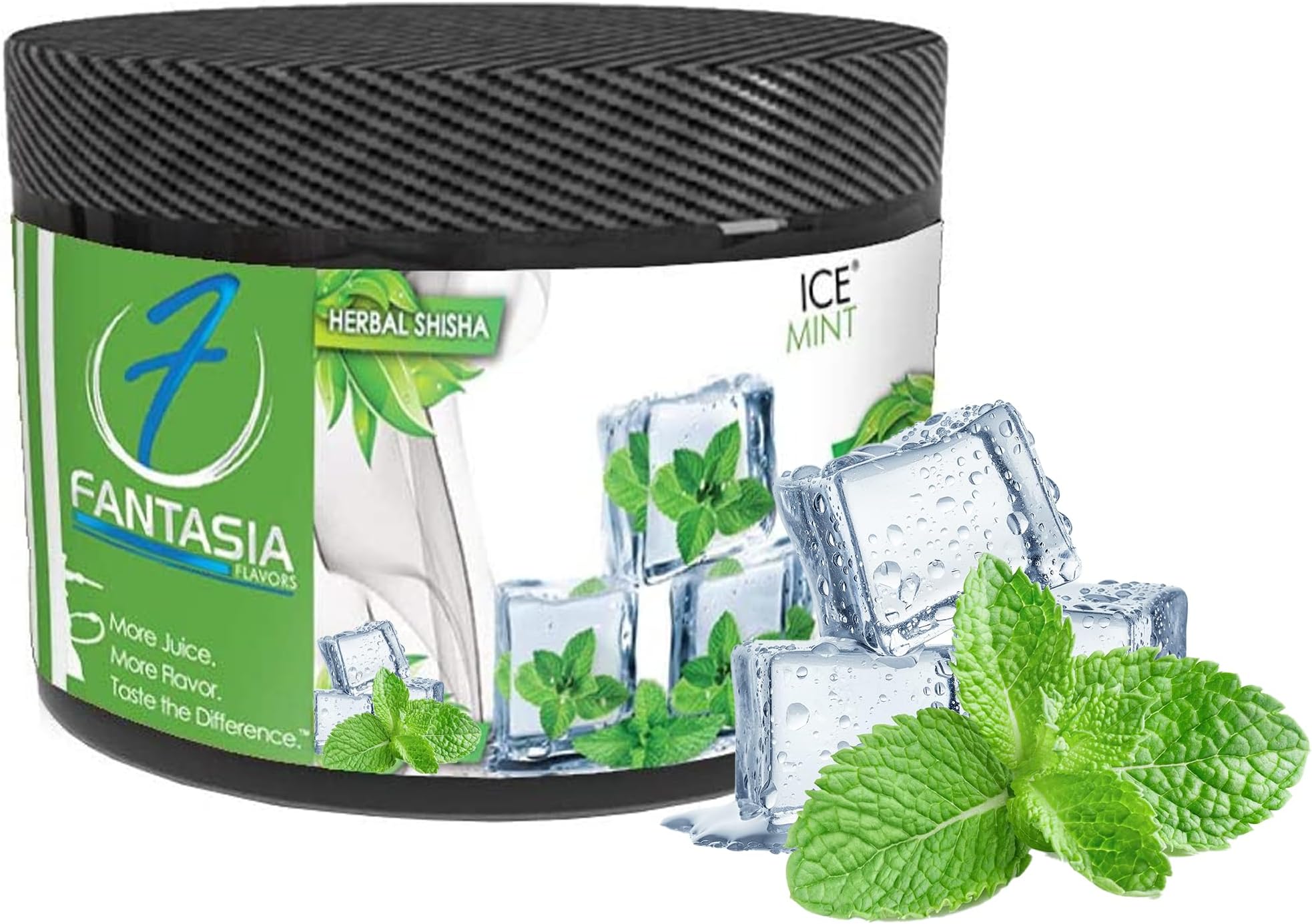 Fantasia Nicotine-Free Hookah, Hookah Shisha Flavor, 250g Can, Tobacco Free, Nicotine Free, Ice Mint (Fresh Mint)