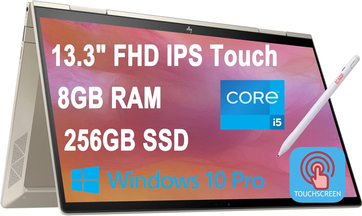 HP Envy x360 13 2in1 Laptop 13.3" FHD IPS Touchscreen