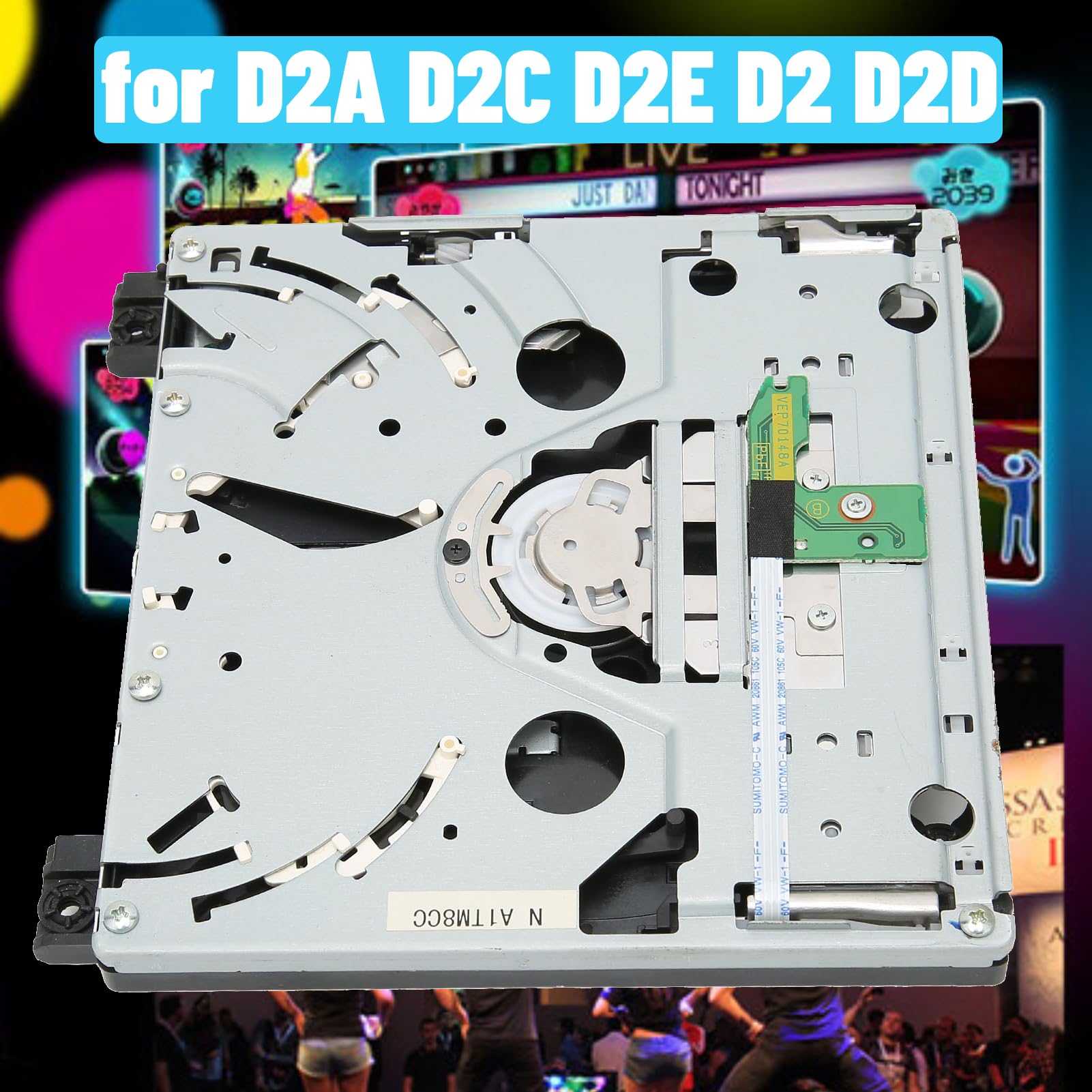 Remplacement du Lecteur DVD d'origine pour Wii D2A D2C D2E D2 D2D Unité Plug and Play de la Console de Jeu, pour Le Remplacement du Lecteur de Disque Wii pour Le Lecteur DVD Sonicer