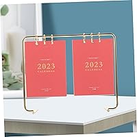 Vista 5 de STOBOK Soporte de calendario de escritorio de 3 piezas, soporte de mesa moderno