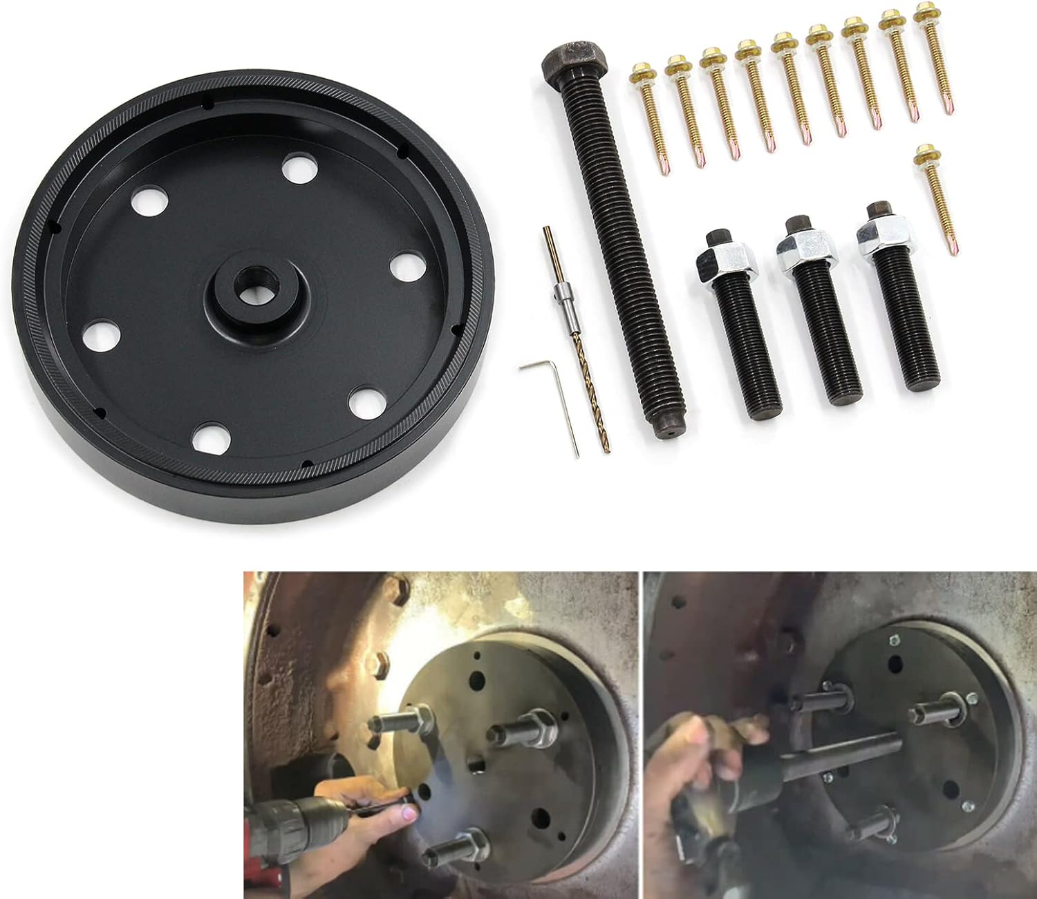 3164780 Crankshaft Rear Main Seal Wear Sleeve Installer Seal Remover Tool Compatible with Cummins QSX ISX ISX12 ISX15, Replace# 3164780 3162994 4965569