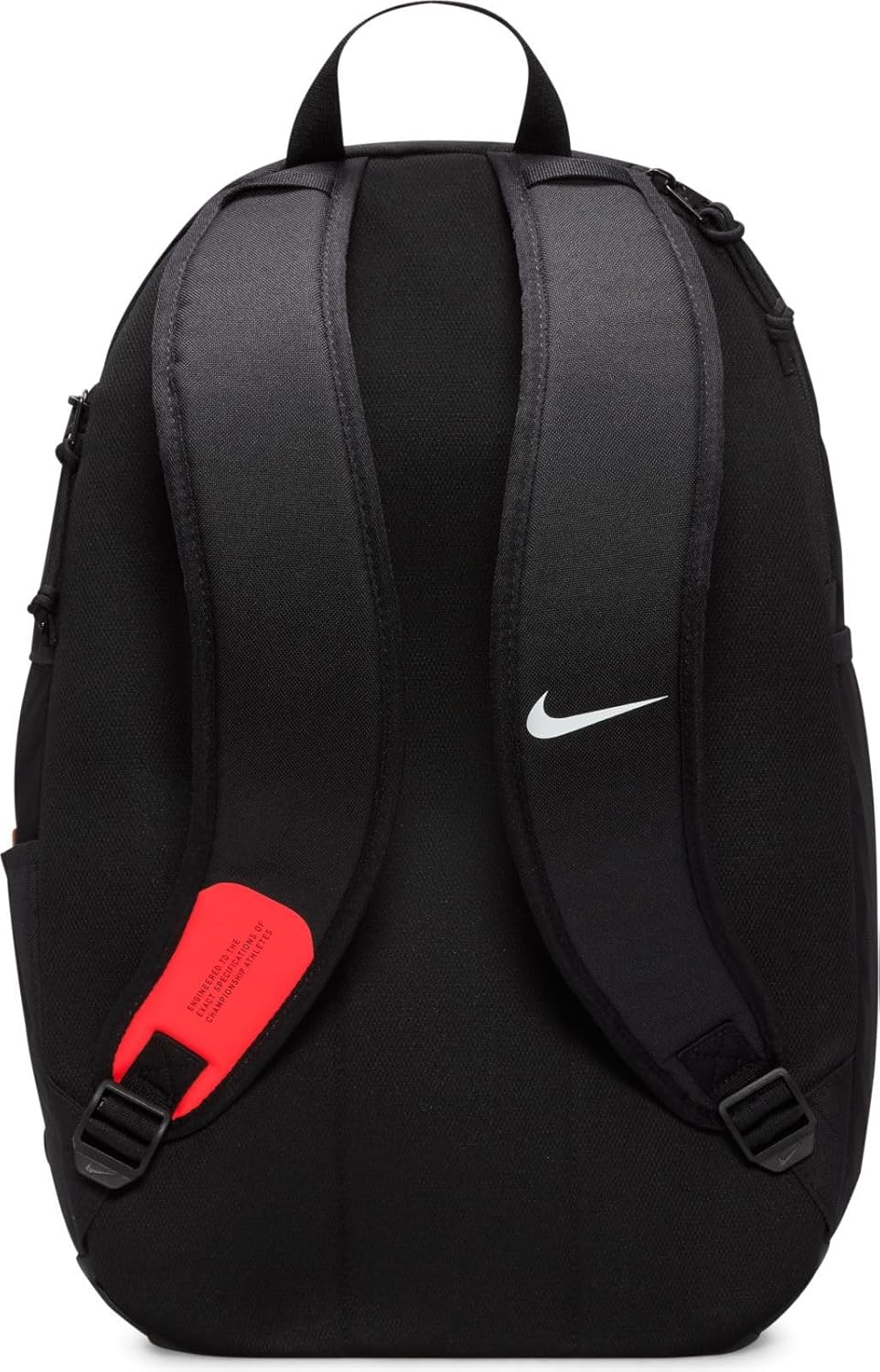 Nike Unisex Backpack, Black/Bright Crimson/White, 30 L