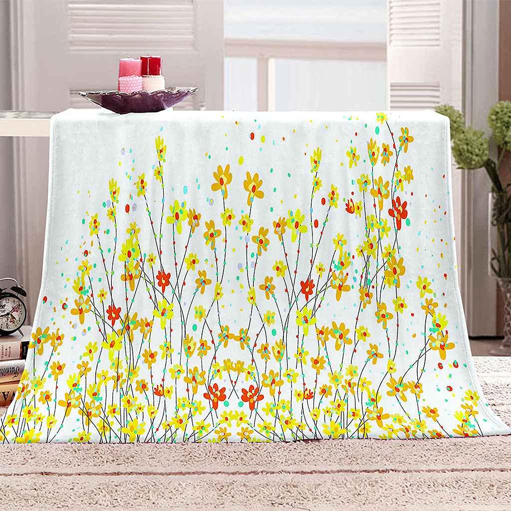 Couverture polaire flanelle chaude jeté de lit imprimé