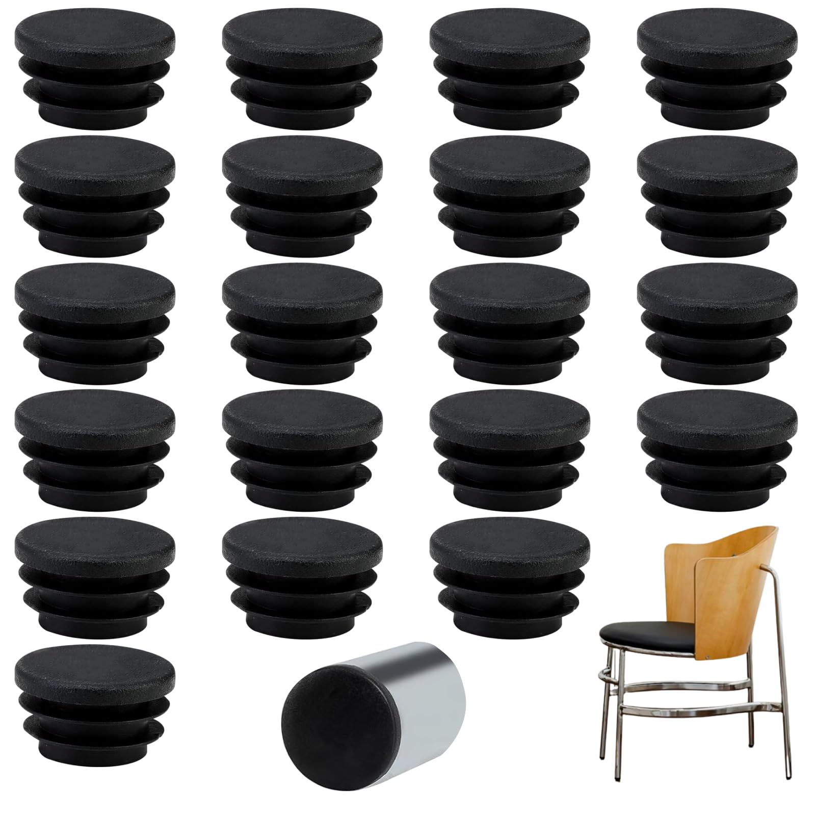 Tappi Terminali Per Trampolino - Copertura Per Pali Della Rete Di Sicurezza - Set Da 8 Pezzi (25 Mm) - Foto 7