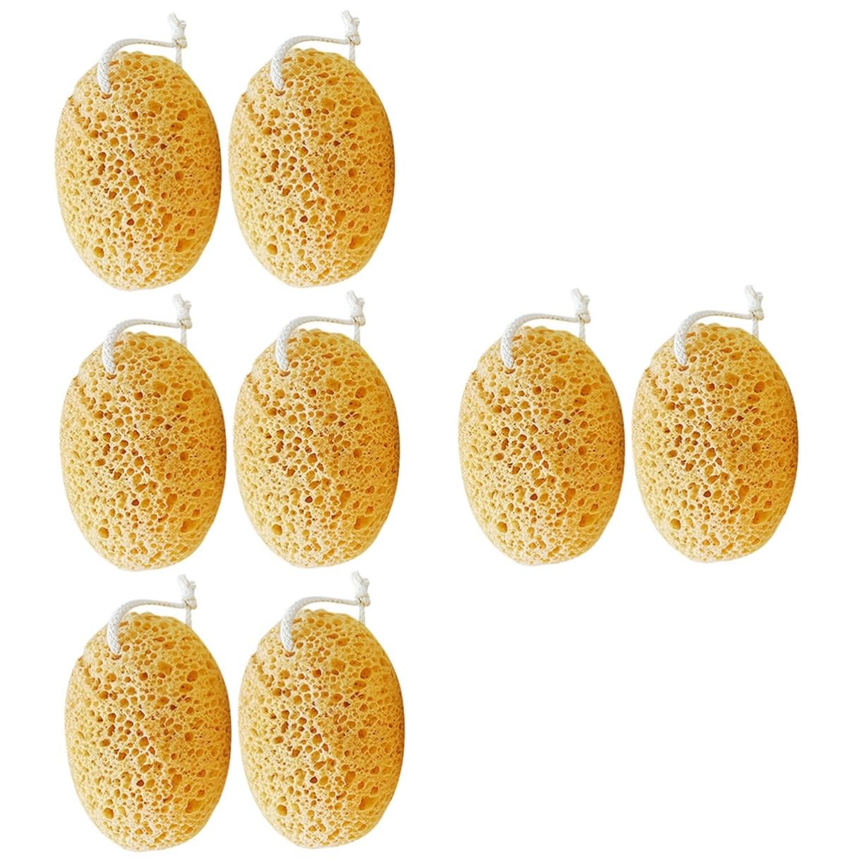 FRCOLOR 8piezas Esponjas De Exfoliantes Para Cuerpo De Unidades Suaves y Ecológicas Para Limpieza y Cuidado Piel Baños y Duchas