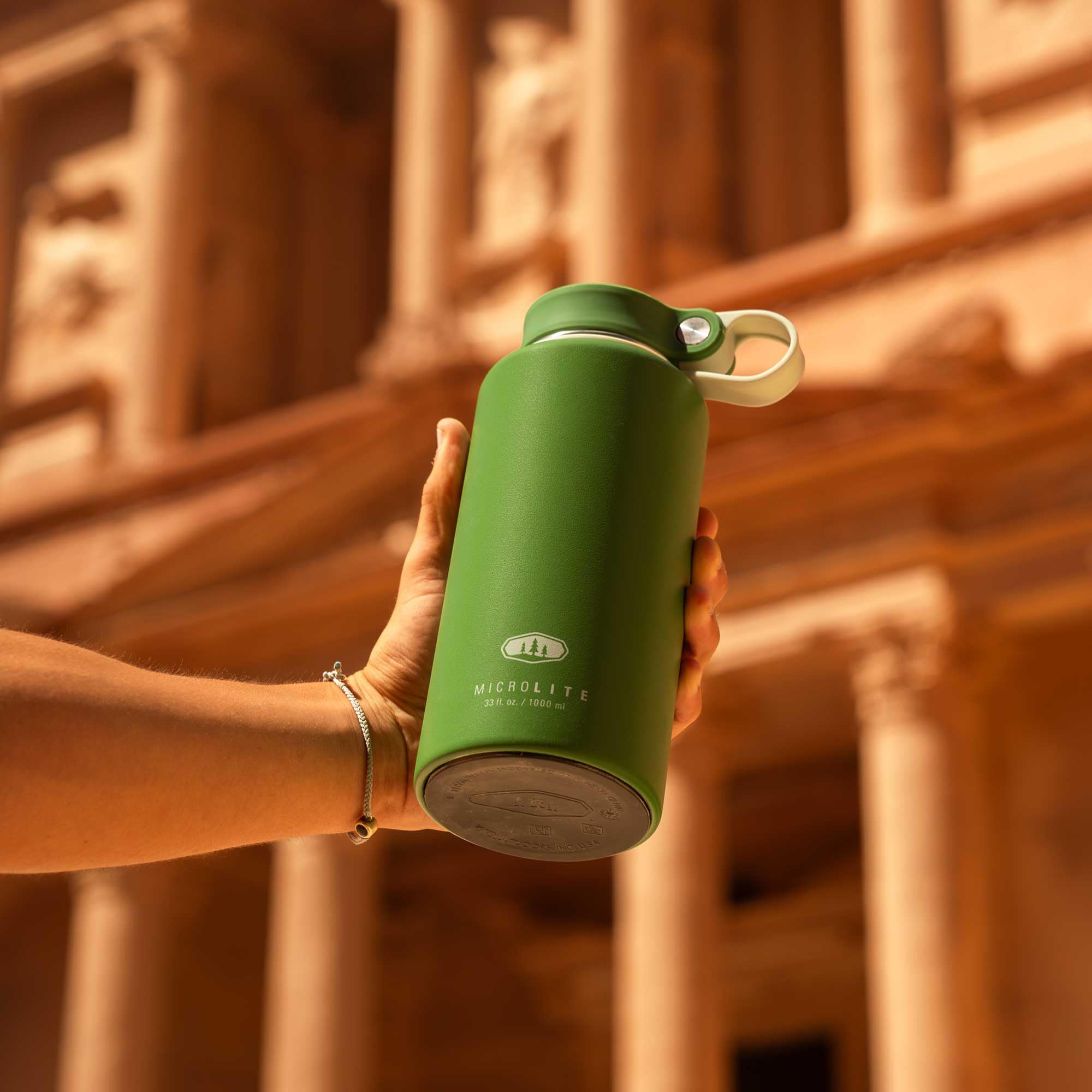 GSI Outdoors Microlite 1000 Twist Isolierflasche, 946 ml, Jade