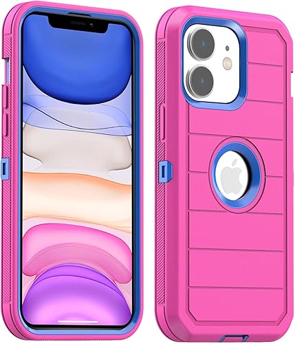 AICase Funda para iPhone 11, resistente protección contra caídas, cuerpo completo, resistente, a prueba de golpes, militar, resistente, duradera,