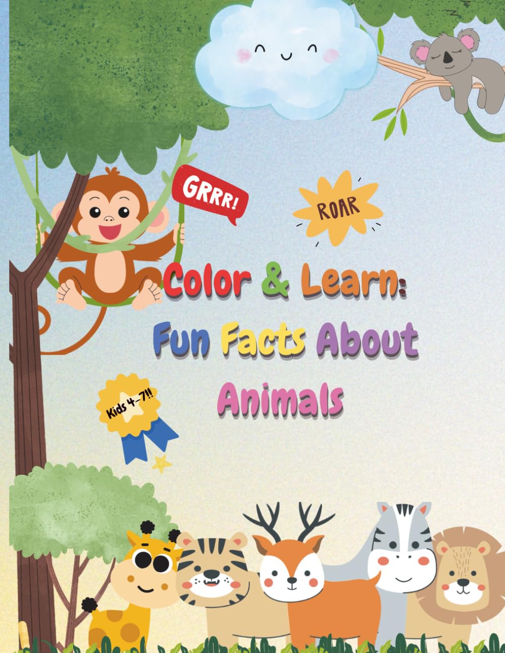 Color and Learn: Fun Facts About Animal