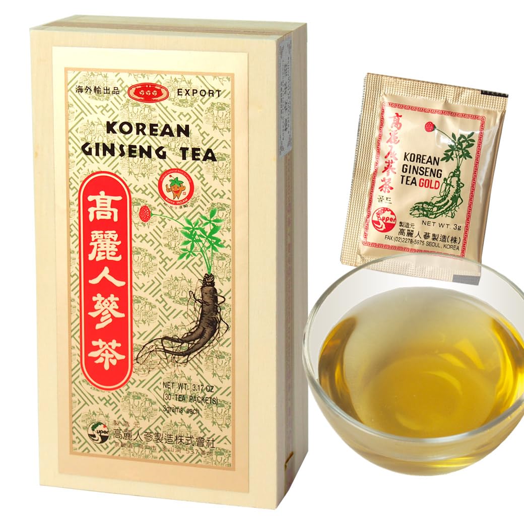 Amazon | 秋山産業 高麗人参茶顆粒 3g*30包 | 秋山産業 | 御種人蔘