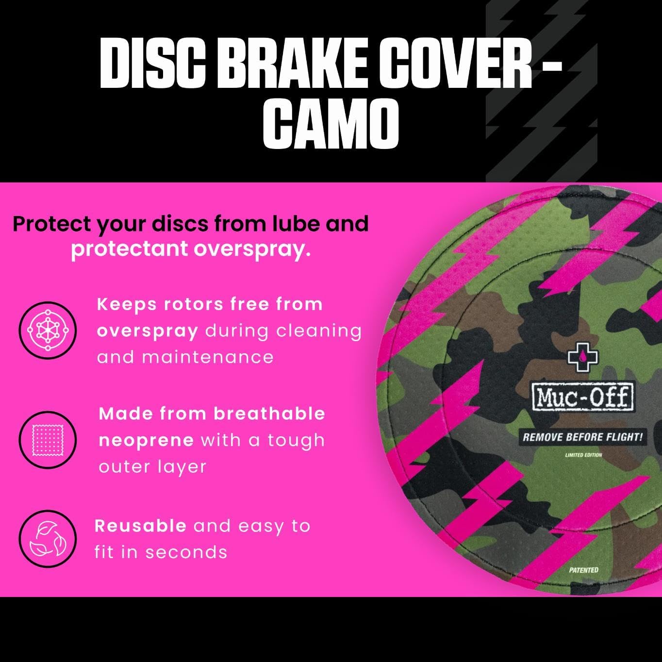 Muc-Off Disc Brake Covers - Camo