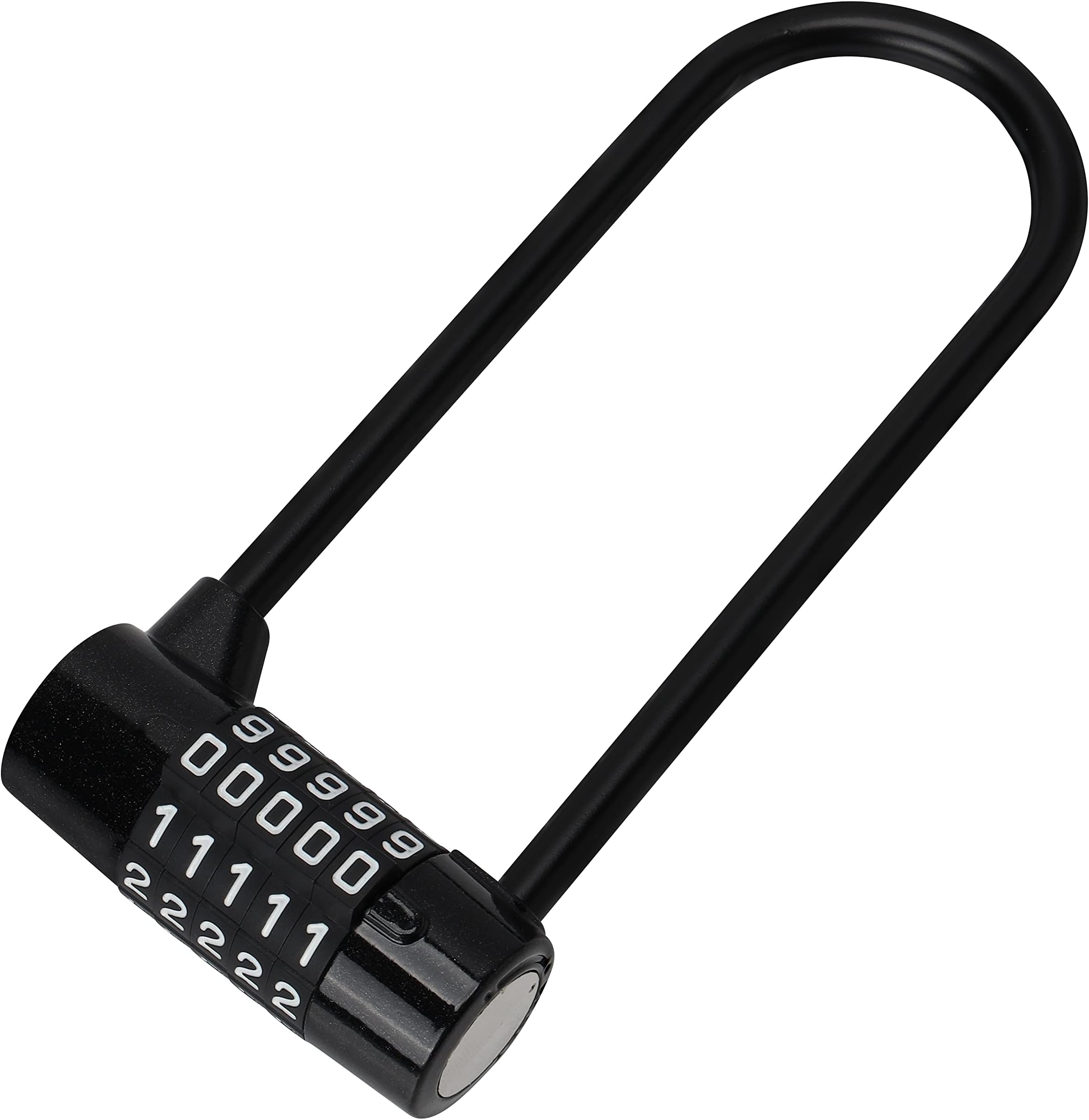 Kurtzy 5 Digit Combination Padlock - 15.5cm/6.1 Inches Long Shackle - Heavy Duty Outdoor Waterproof Lock with Resettable Code - Pad Lock for Bicycles, Gates, Mountain Bike, Gym, School, Shed & Lockers