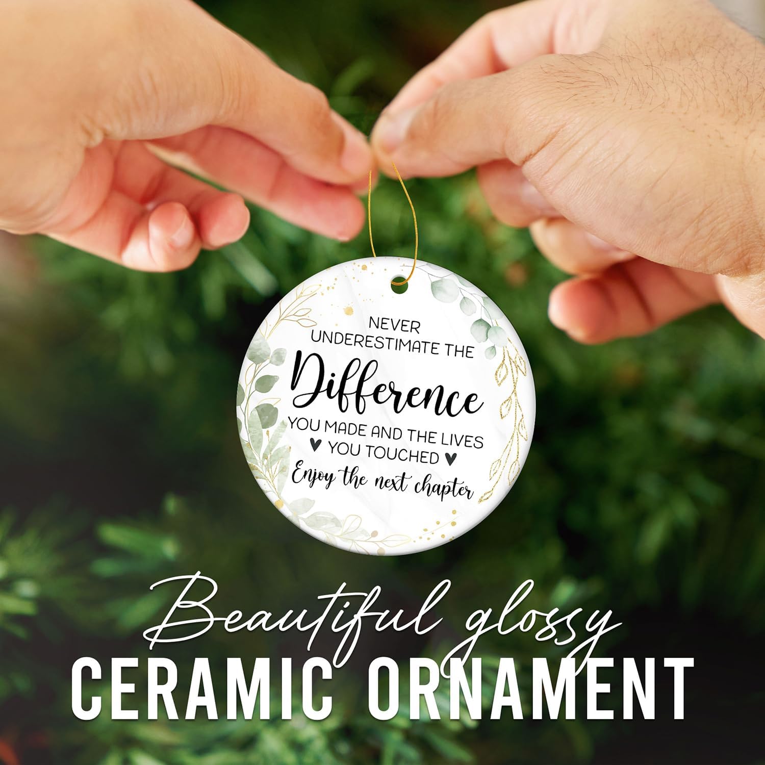 HEXMOZ Retirement Ornament 2026 - Retirement Gifts for Women, Men 2026 - Retired Gifts for Coworker, Boss, Teacher, Nurse - Retired Christmas Ornament - Christmas Decoration - Image 6