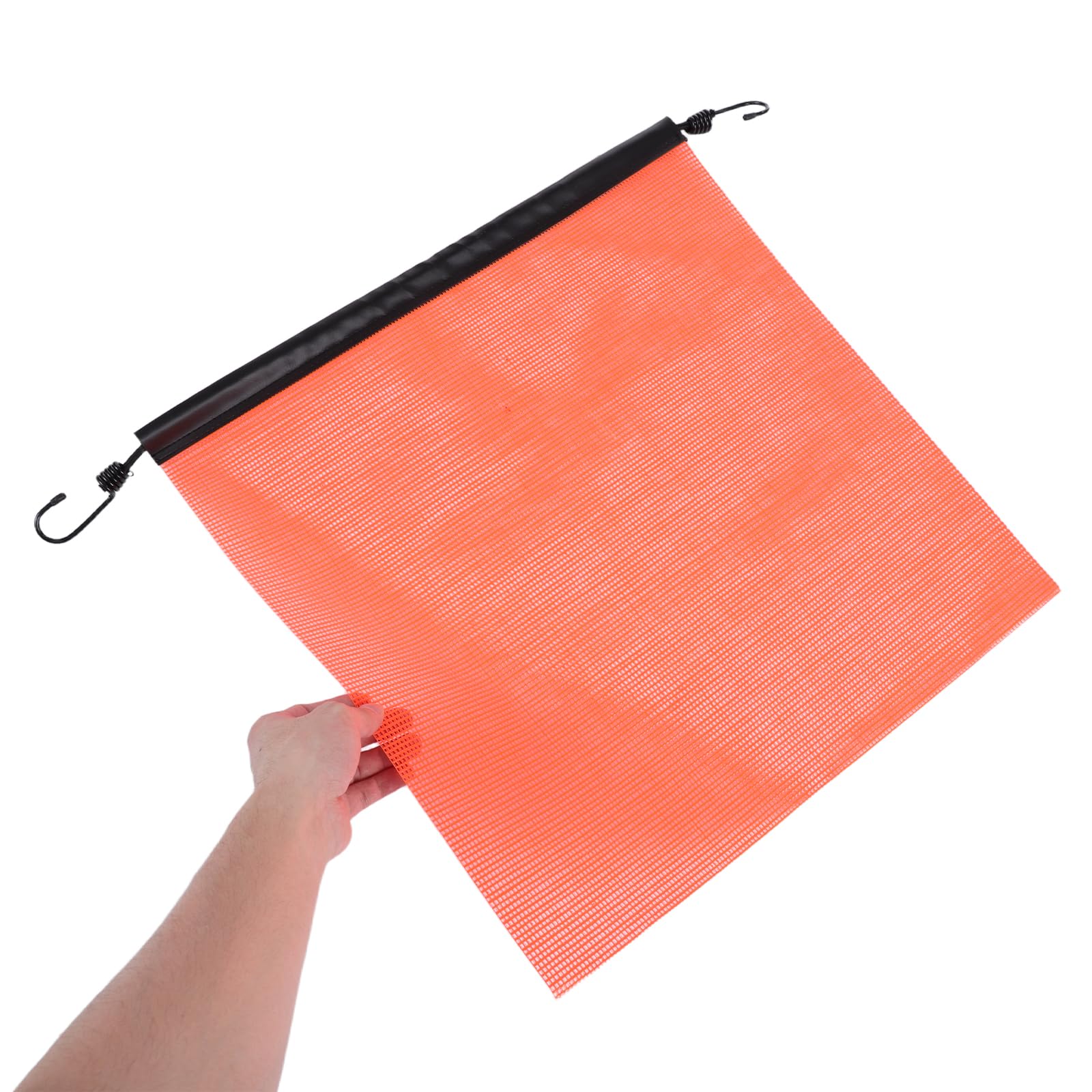 Bandera de Seguridad Naranja de Pvc para Camiones, 5 Piezas, Fácil de Transportar, Adecuado para Cargas Sobredimensionadas y Condiciones de Poca Luz