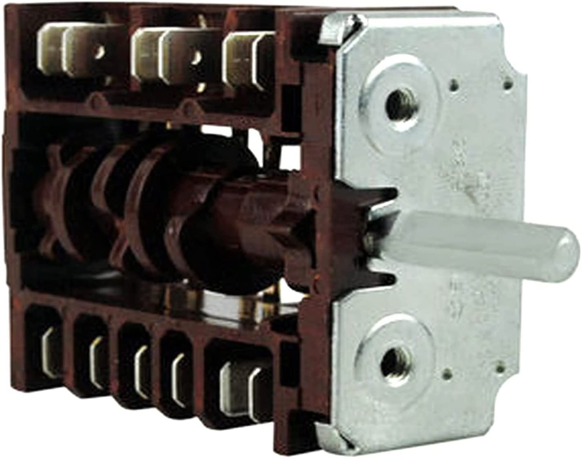 Encoder Switch Encoder Nero Riscaldatore elettrico rotativo a 360 gradi Manopola di alimentazione Interruttore 20A 16A 250V Interruttore a ingranaggi Multi Range Stufa Forno Interruttore RT345-1A