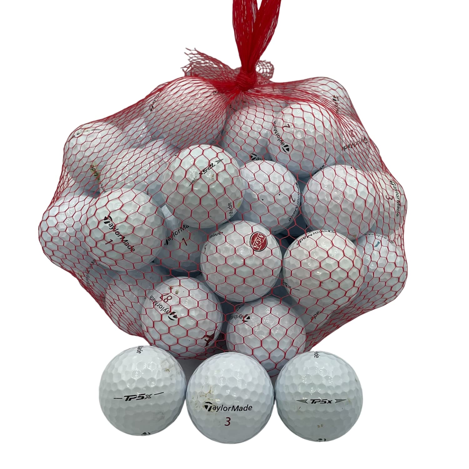 Golf Ball Planet TP5X Used Golf Balls for Taylormade 3A/Good (50 Pack)