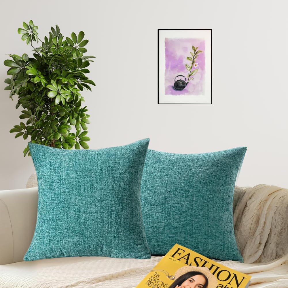 The Quality Craft Pack of 2 Cozy Throw Pillow Covers Cases