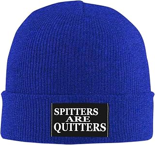 Spitters are Quitters Slouchy Beanie for Men Winter Hats for Women Skully Stocking