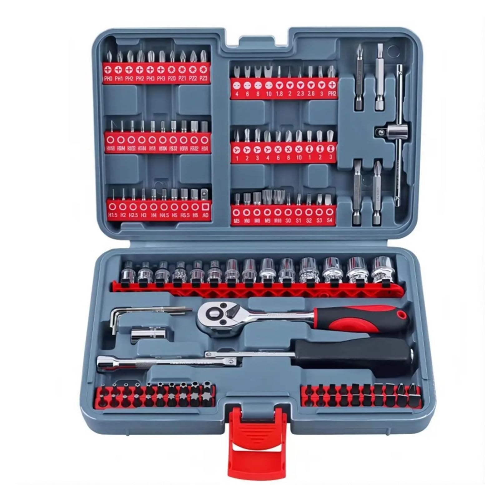 Coffret à outils combinaison automatique 126 pièces pour réparations