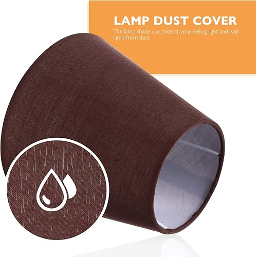 Miniatura 5 de Uonlytech Cortinas de lámpara de tela de bombilla negra, pantallas de araña, pantalla de araña con forma de araña para lámpara de mesa, lámpara