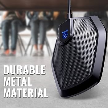 TONOR Conference USB Microphone, Omnidirectional Condenser PC Mic For Video Conference Recording Skype Online Class Court Reporter Plug Play Compatible With Mac Os X Windows Pc Compute G11