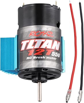 550 Brushed Motor with Heat Sink for 110 RC Crawler SCX10 AXI03007 JL 90046 Slash TRX4 TRX6 12T